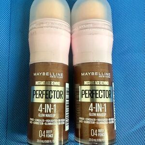Maybelline Instant Age Rewind 4-in-1 Glow Makeup | Shade 04 Deep | Set of 2